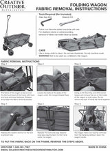 Creative Outdoor Original Folding Wagon All-Terrain Wheels, alternate view 2