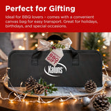 Kaluns Grilling Accessories, Dad Gifts for Christmas Grilling Gifts, Heavy Duty Stainless Steel Grill Set BBQ Grill