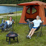 TIMBER RIDGE Hammock Camping Chair with Adjustable Backrest, Heavy Duty Folding Hammock Chair Supports 300lbs, Portable