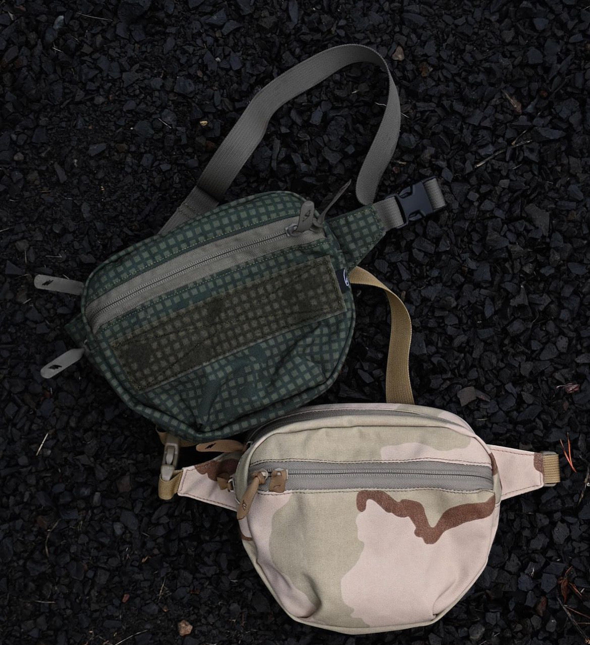 Multifunctional Fanny Pack (Various Colors and Patterns) in Kryptek Obskura Skyfall, alternate view 2