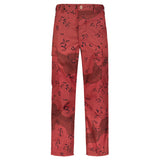 Overdyed Cargo Pants, Size Small in Maroon, alternate view 2