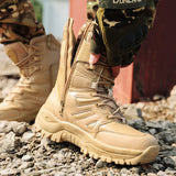 Raven Supply Tactical Combat Boots in Black, alternate view 2