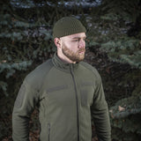 M-Tac Fleece Combat Jacket in Army Olive, alternate view 5