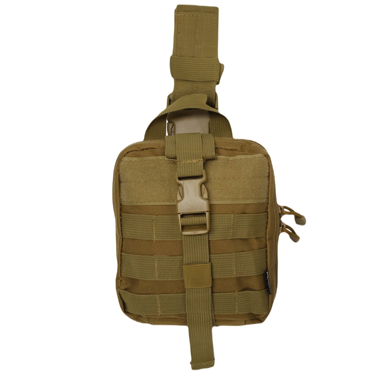 GI Style Drop Leg IFAK Pouch in Black, alternate view 3