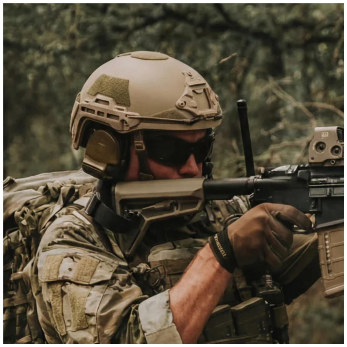 ATE® GEN2 Ballistisk Hjälm | NIJ IIIA Högskuren – Hard Head Veterans