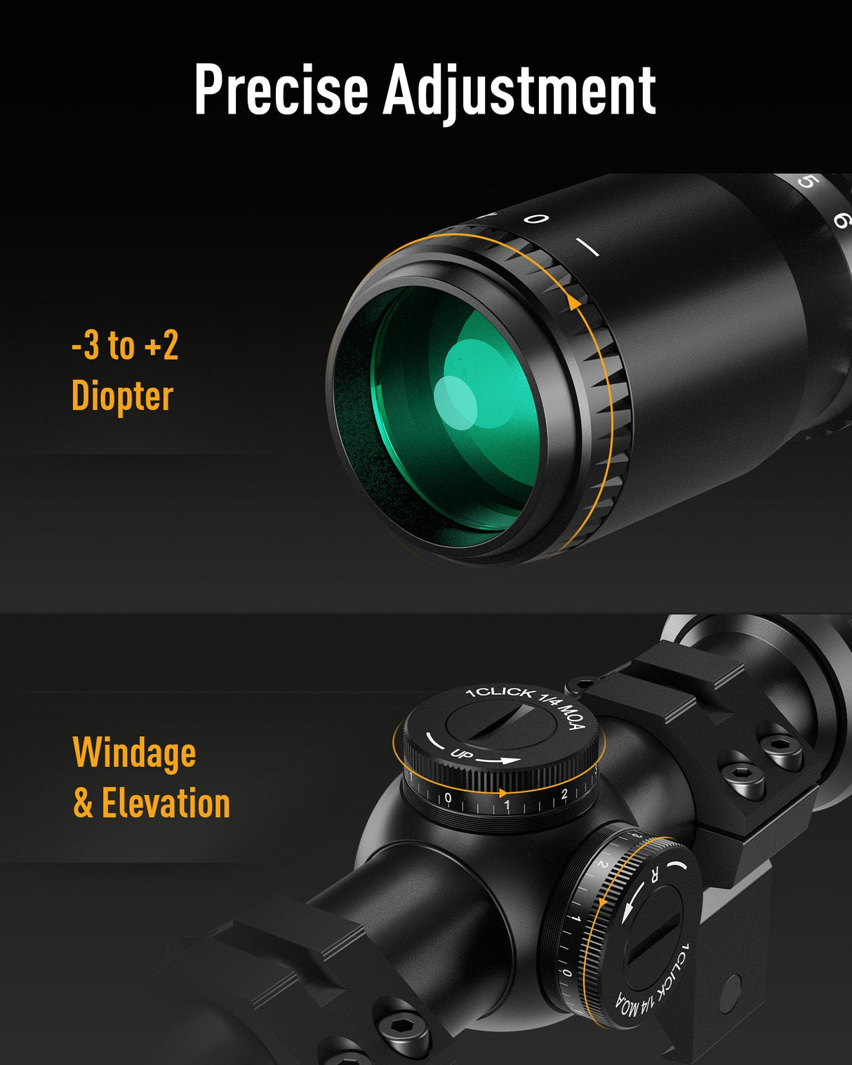 Pinty Nova 2-7x32 SFP Rifle Scope, alternate view 9
