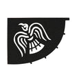 M-Tac Patch Raven Banner Laser Cut Through in Black