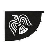 M-Tac Patch Raven Banner Laser Cut Through in Black