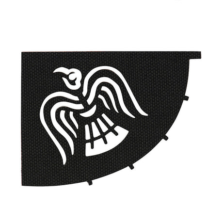 M-Tac Patch Raven Banner Laser Cut Through in Black