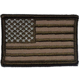 US Flag - 2x3 Patch - Coyote Brown w/ Coyote Brown, Left Face (Forward)