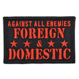 Tactical Gear Junkie Against All Enemies 2x3 Patch in Black