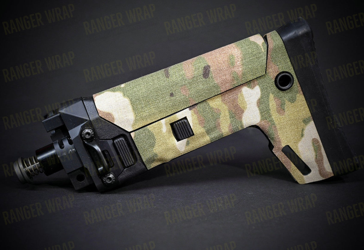 ACR Stock Wrap - in Cordura Fabric in Arid Multicam, alternate view 3