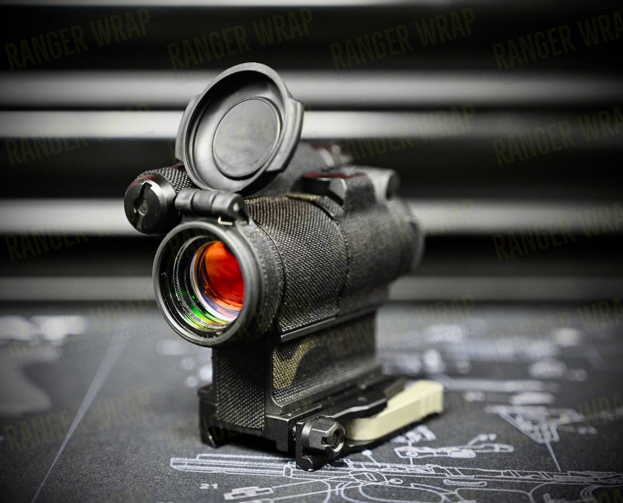 Aimpoint CompM5 - Optic Wrap in Cordura Fabric in Woodland Camo (M81), alternate view 5