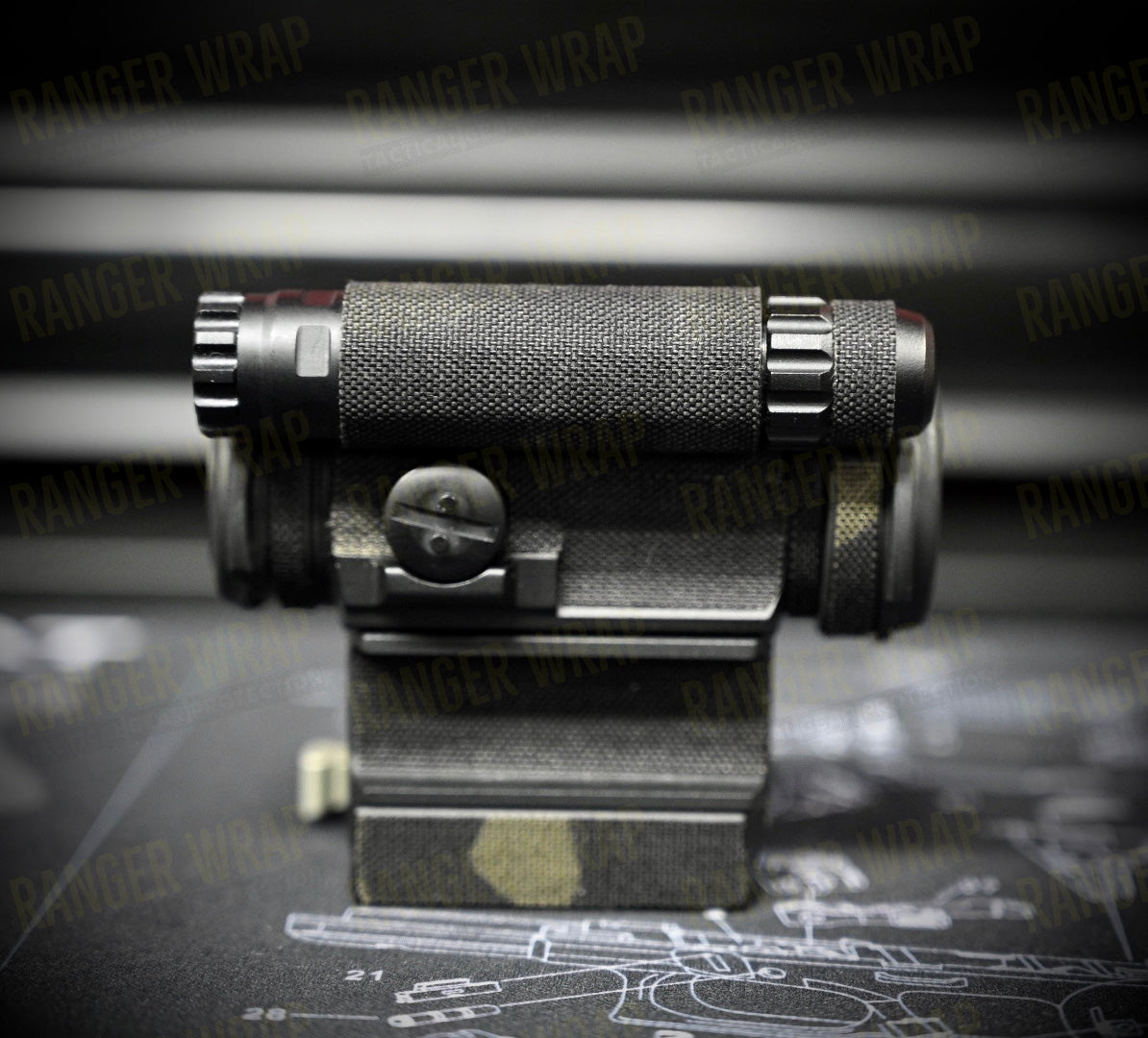 Aimpoint CompM5 - Optic Wrap in Cordura Fabric in ODG (Dark Green), alternate view 8