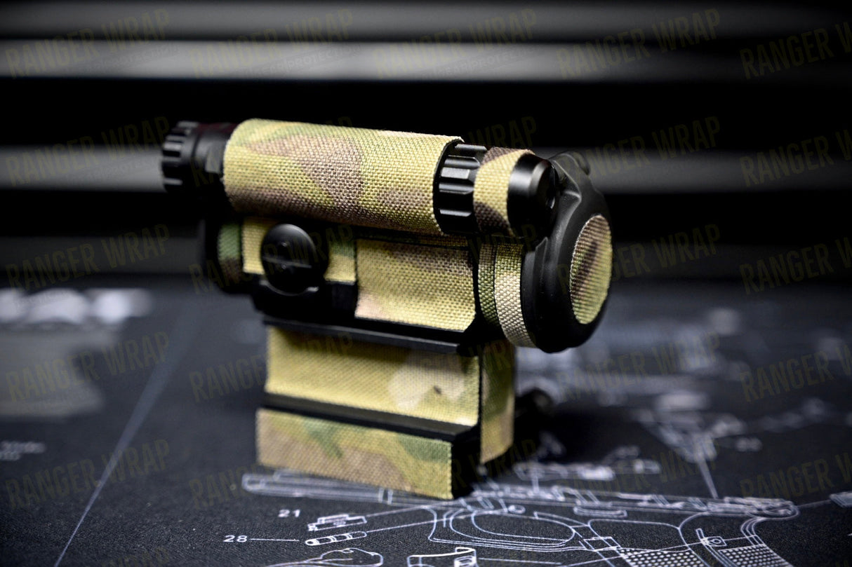 Aimpoint CompM5 - Optic Wrap in Cordura Fabric in Arid Multicam, alternate view 3