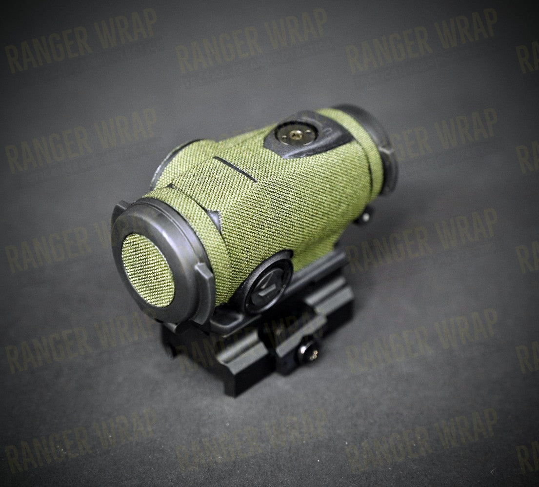 Aimpoint Duty RDS - Optic Wrap in Cordura Fabric in Woodland Camo (M81), alternate view 5