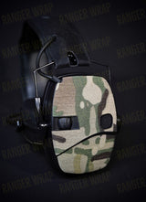 AKT1 Sport Cadre - Ear Pro Wrap in Cordura Fabric in Black Multicam, alternate view 2