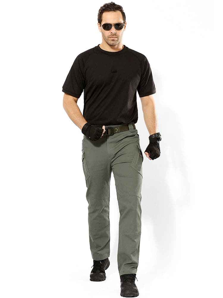 Raven Supply Men's Tactical Cargo Pants in Black, alternate view 5