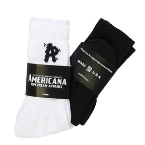 AP Cotton Crew Sock in Black