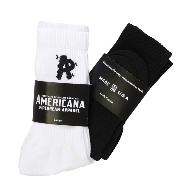 AP Cotton Crew Sock in Black