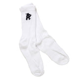 AP Cotton Crew Sock in Black, alternate view 2
