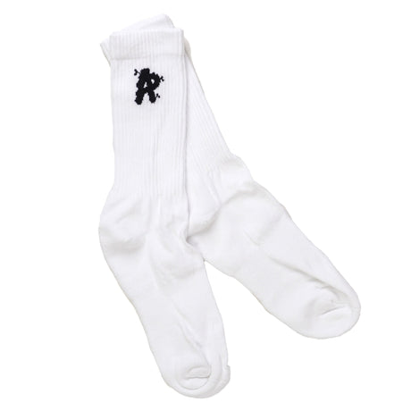 AP Cotton Crew Sock in Black, alternate view 2