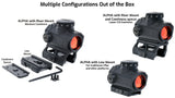 ALPHA Micro Red Dot Sight with Shake Awake and Cantilever Riser Mount - HR Tactical Innovations