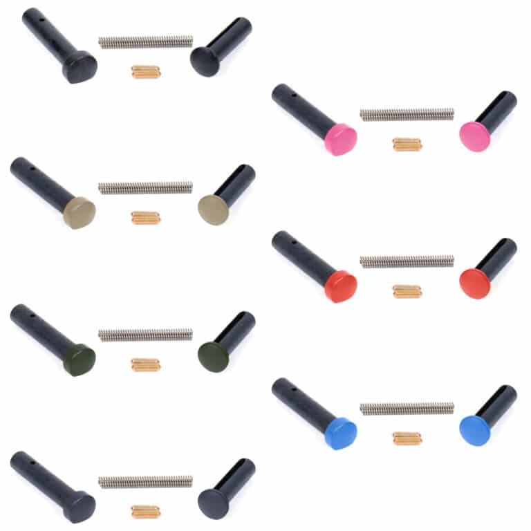 AT3 AR-15 takedown and pivot pin assembly color options