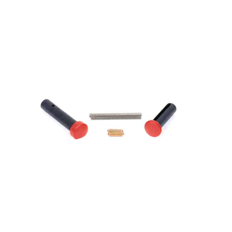 AT3 AR-15 takedown and pivot pin assembly in Red