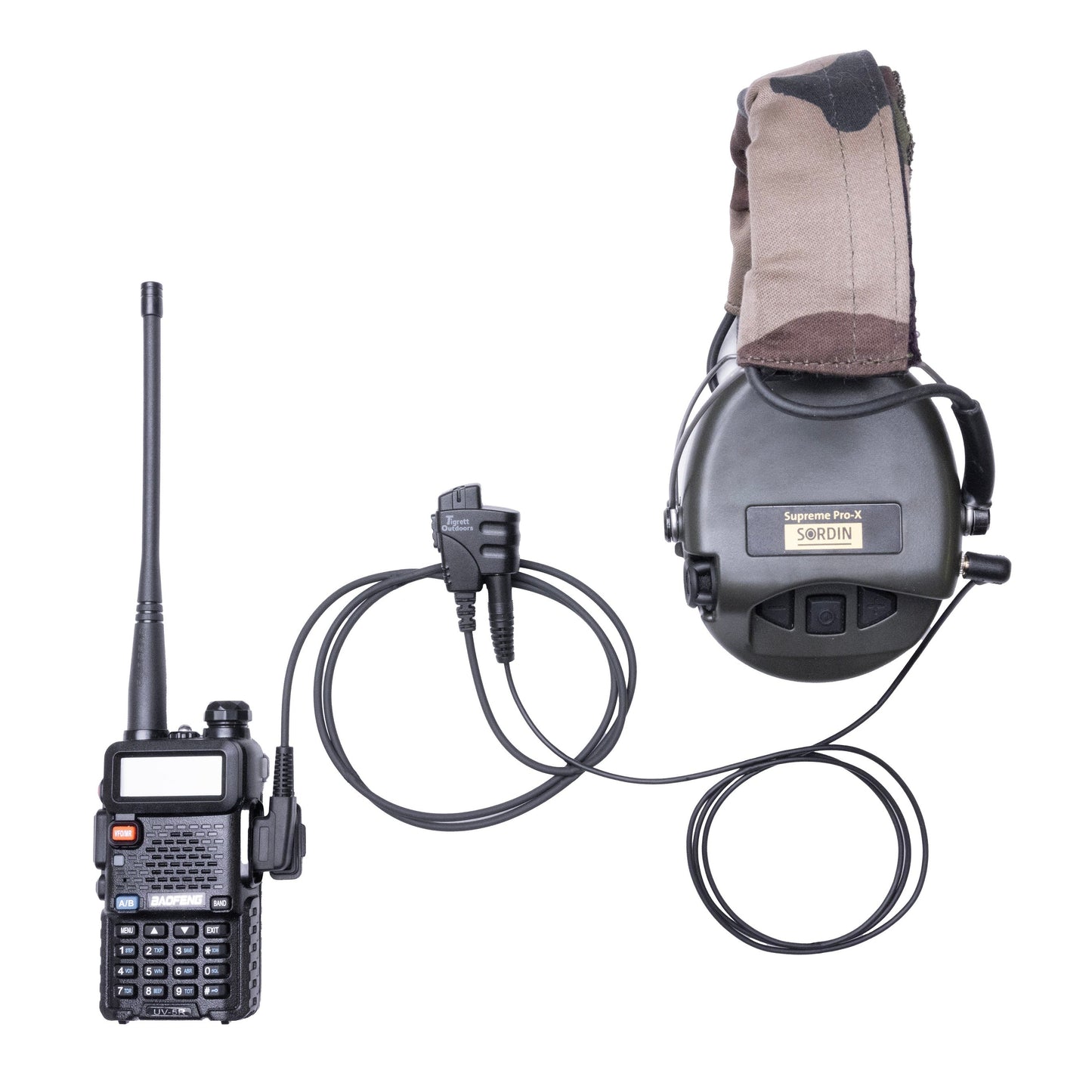 SMC (Shoot, Move, Communicate) Baofeng, Yaesu radios to Auxiliary Port for Electronic Earmuffs - HR Tactical Innovations