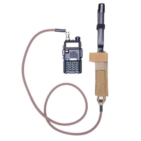 Durable BNC Antenna Relocation Cable - Tactical, Outdoor, & Emergency Radio Communication – Green — alternate view 3