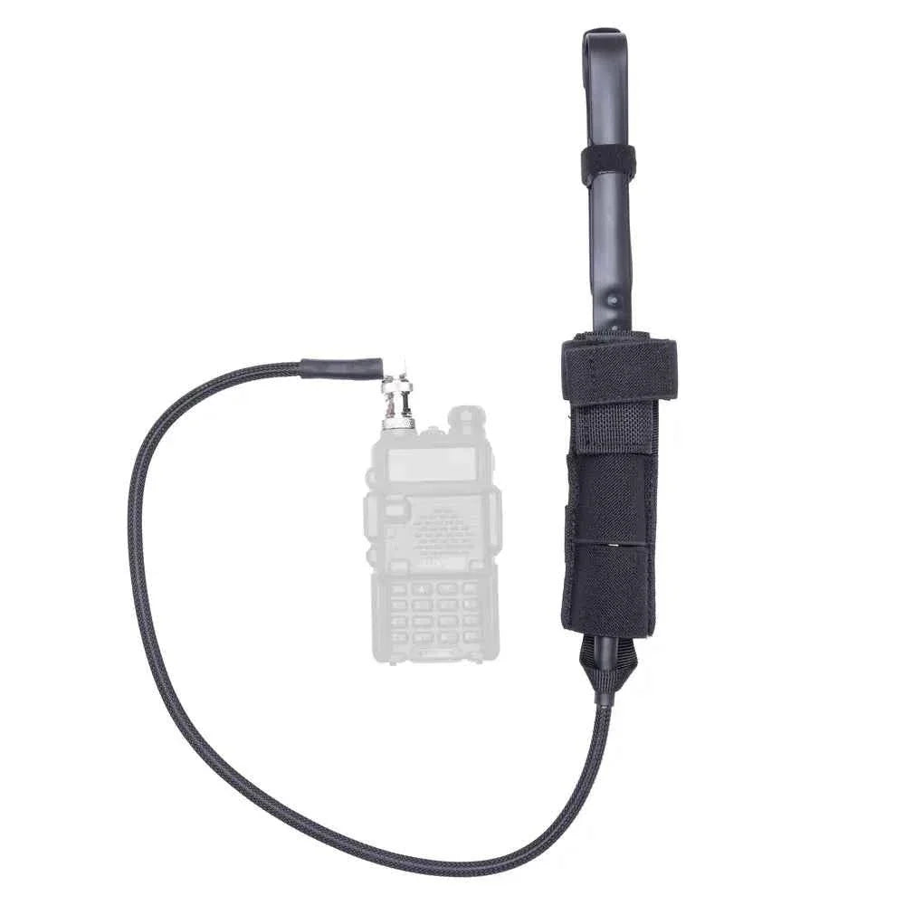 Durable BNC Antenna Relocation Cable - Tactical, Outdoor, & Emergency Radio Communication – Green — alternate view 4