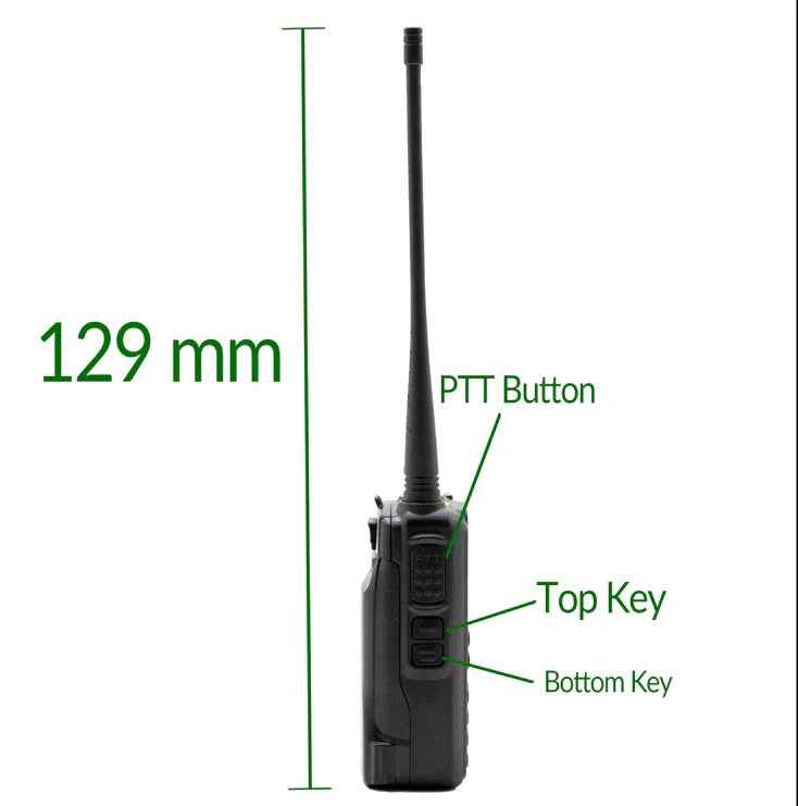 Anytone At-D878uvii Plus Digital Dmr Dual-Band Handheld Commercial Radio with Encryption Capabilities