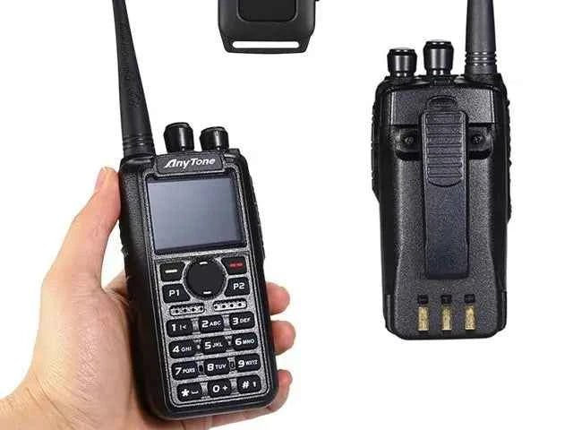 Anytone At-D878uvii Plus Cyfrowe Radio DMR Dwupasmowe Ręczne Komercyjne z Funkcjami Szyfrowania