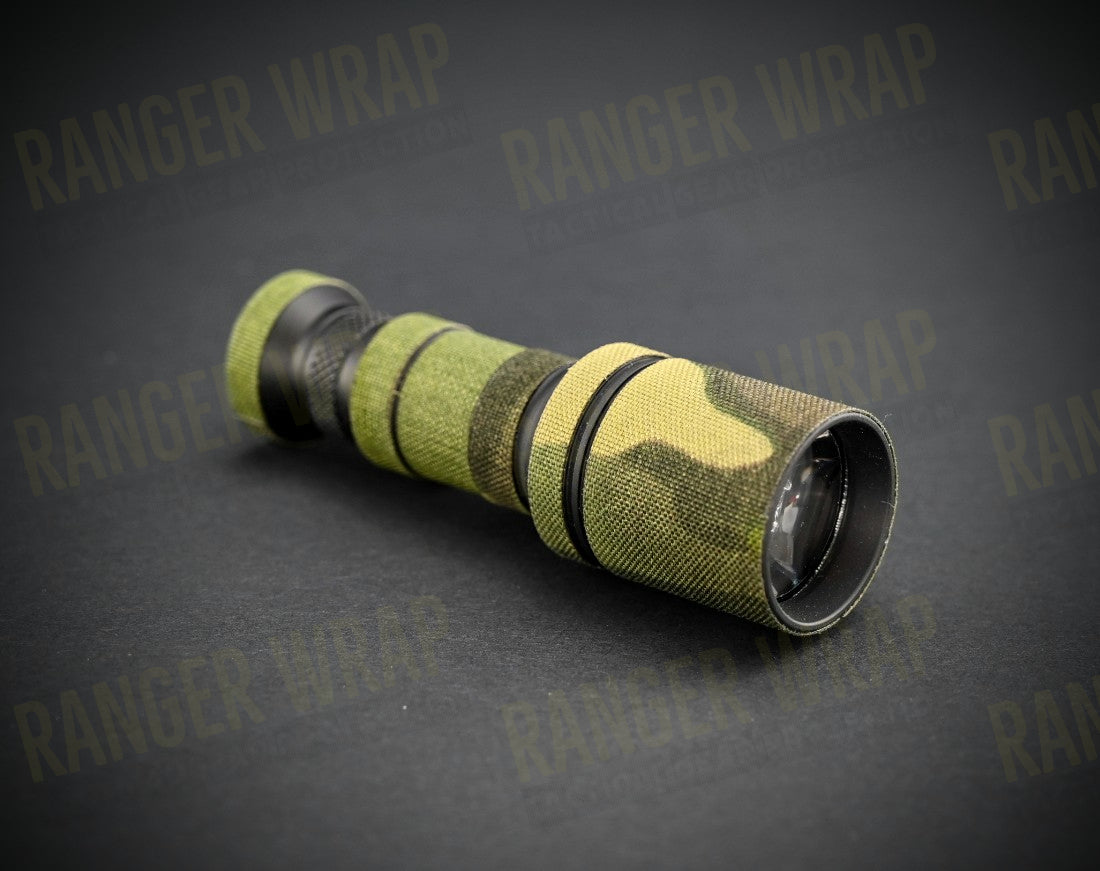 Arisaka 18350/18650 Body Malkoff E2XTL - Light Wrap in Cordura Fabric in Arid Multicam, alternate view 3
