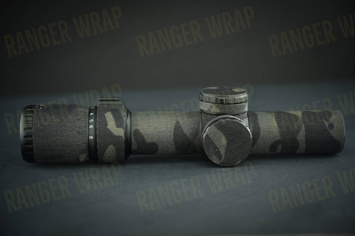 Arken EP-8 1-8x28mm FFP - Optic Wrap in Cordura Fabric in Desert Tiger Stripe, alternate view 2