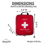 First Aid Kit - Compact Emergency Medical Kit with Bandages, Gauze, and More