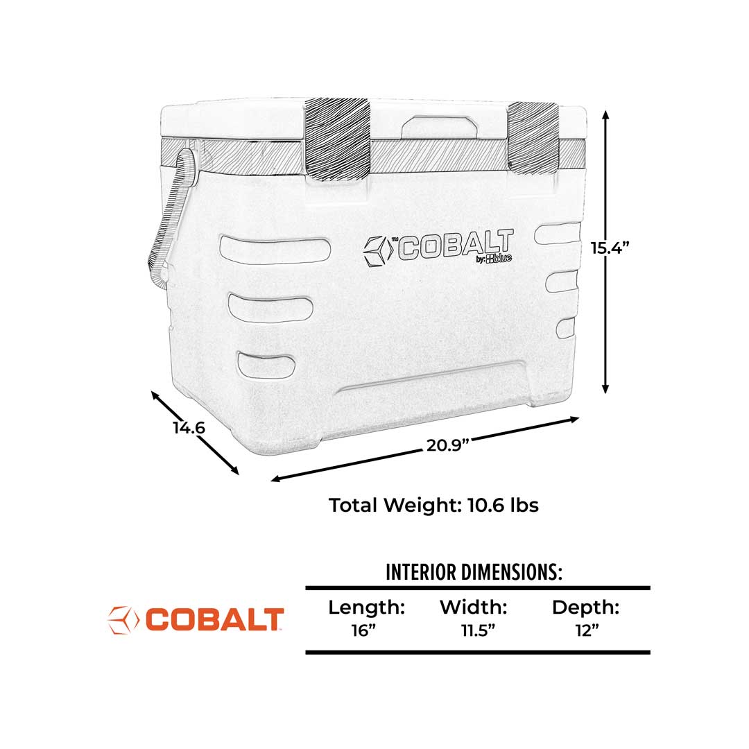 Cooler Weekender Cobalt de 37 Quartos