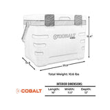 Cooler Weekender Cobalt de 37 Quartos