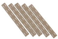 Bravo Company Manufacturing 5.5" M-LOK Rail Panel Kit - 5 Pack – Flat Dark Earth — alternate view 2