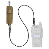 Tactical Antenna Relocation Kit(Black, Tan, or Green) - Compatible With AnyTone, Kenwood, Motorola, Retevis, Ailunce, Wouxun, Yaesu, Rugged Radios & Baofeng Radios