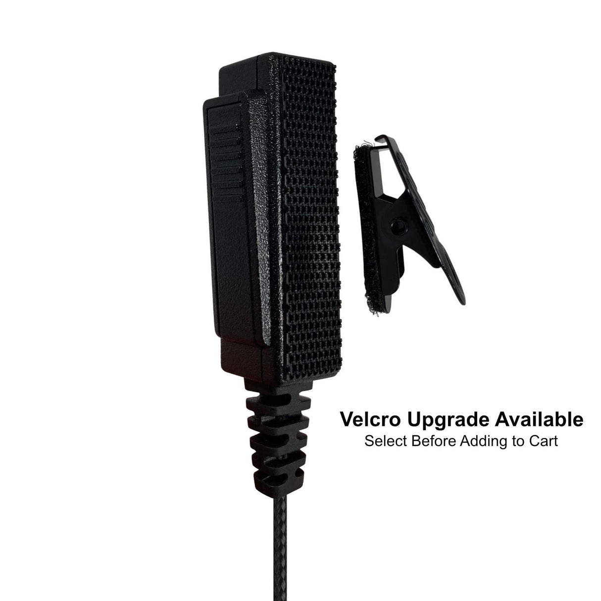 Tactical Braided Fiber Mic & Tube Earpiece Kit w/ Quick Disconnect (Hirose) Connector - BaoFeng: UV9G, UV9R, UV9R Plus, UV9R Pro, BF-A58, BF-558, BF-N9, UV-XR, GT-3WP, BF-9700, UV-5S, BF-R760, UV-82WP