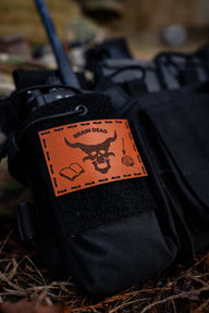 Brain Dead 2.0 Leather Patch – 5x3" — alternate view 2