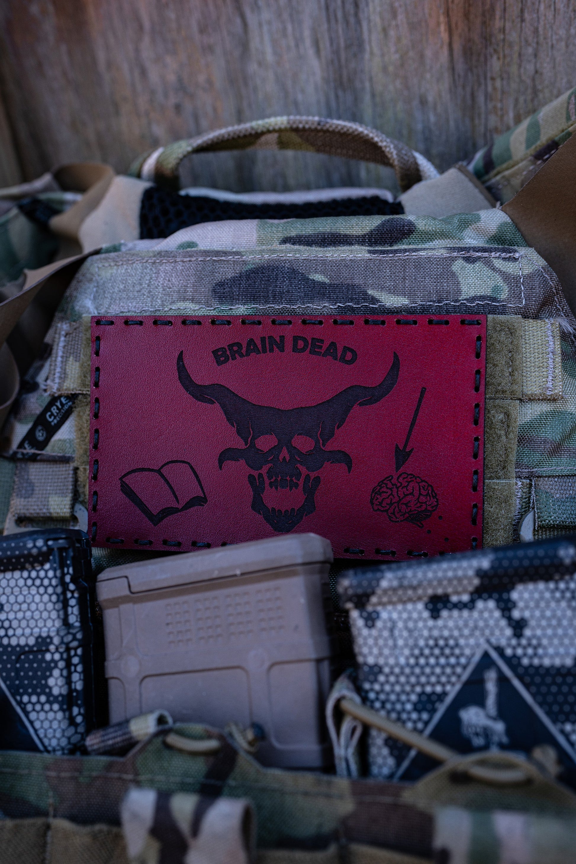 Brain Dead 2.0 Leather Patch - HR Tactical Innovations