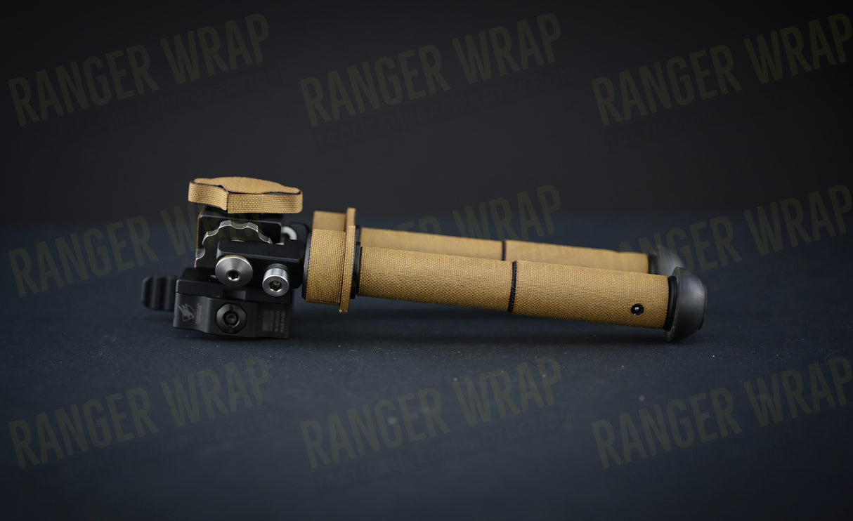 Atlas Bipod BT10 V8 - Accessory Wrap in Cordura Fabric in Woodland Camo (M81), alternate view 5