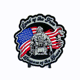 Land of the Free Because of the Brave - 3.75 inch PVC Patch, alternate view 3