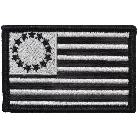 Betsy Ross Flag - 2x3 Patch in Black, alternate view 2