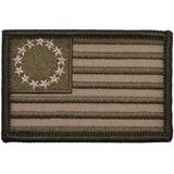 Betsy Ross Flag - 2x3 Patch in Coyote Brown, alternate view 4