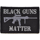 Tactical Gear Junkie Black Guns Matter 2x3 Patch, alternate view 2