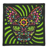 Tactical Gear Junkie Blacklight Cat 3.5 Inch Velvet Patch, alternate view 3